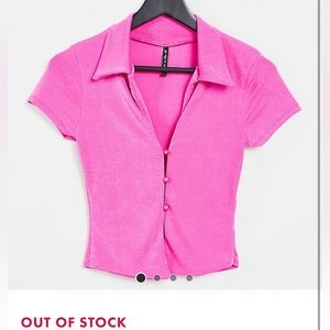 nwot ASYOU short sleeve fitted shirt